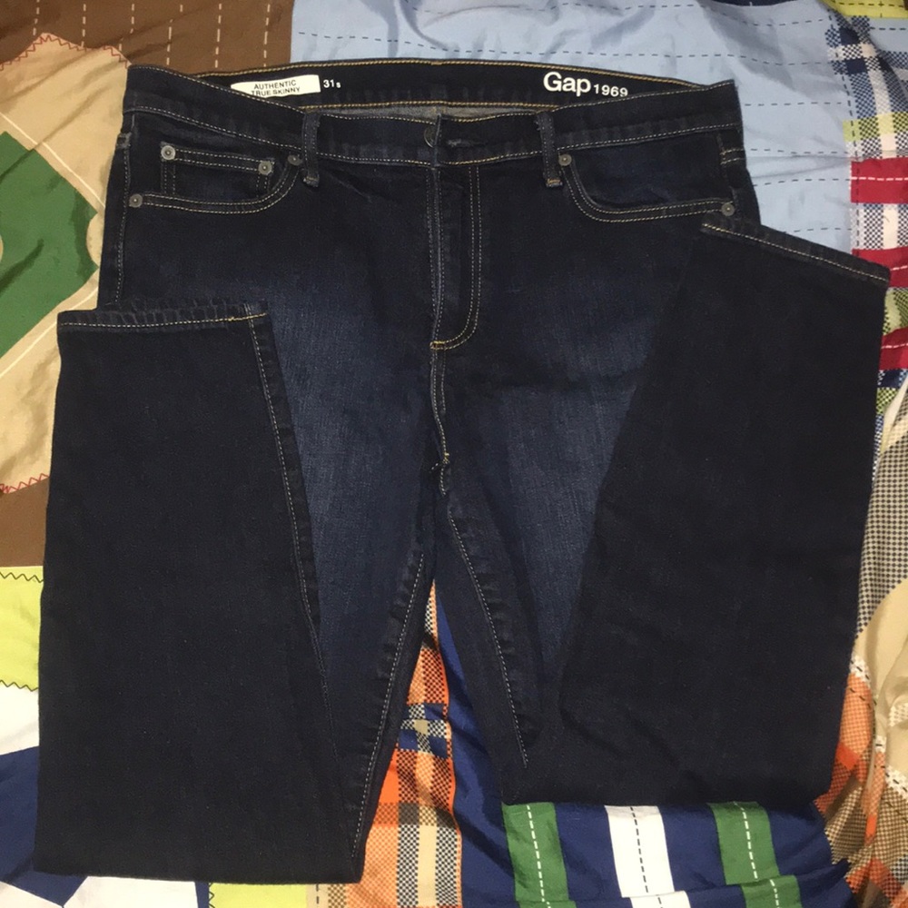Gap mi rise skinny jeans